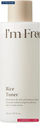 I'm From Rice Toner, Korea Glow Milky Rice Toner, Glass&Dewy, Hydration, Calming