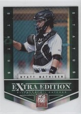 2012 Elite Extra Edition Status Emerald Die-Cut /25 Wyatt Mathisen #191 0s3