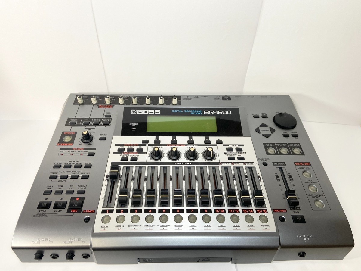 BOSS BR-1600CD Digital Multi Track Recorder Recording Studio CD