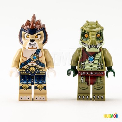 LEGO Legends of Chima Crawley Crocodile and Lennox Lion Minifigure