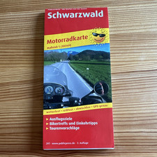 Publicpress Motorradkarte Schwarzwald 1:200.0...