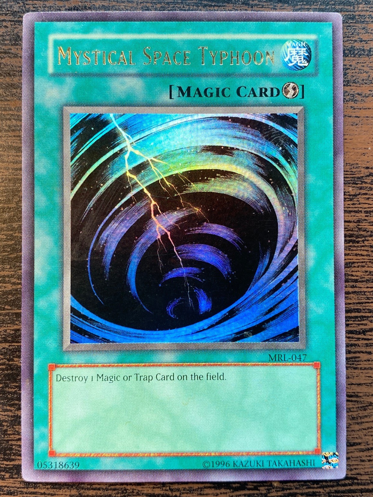Mystical Space Typhoon MRL-047 Ultra Rare Magic Ruler Yu-Gi-Oh Unlimited LP