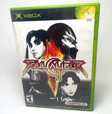 Namco Soulcalibur II Microsoft Xbox 2003 Fighting Game Complete w/ Manual