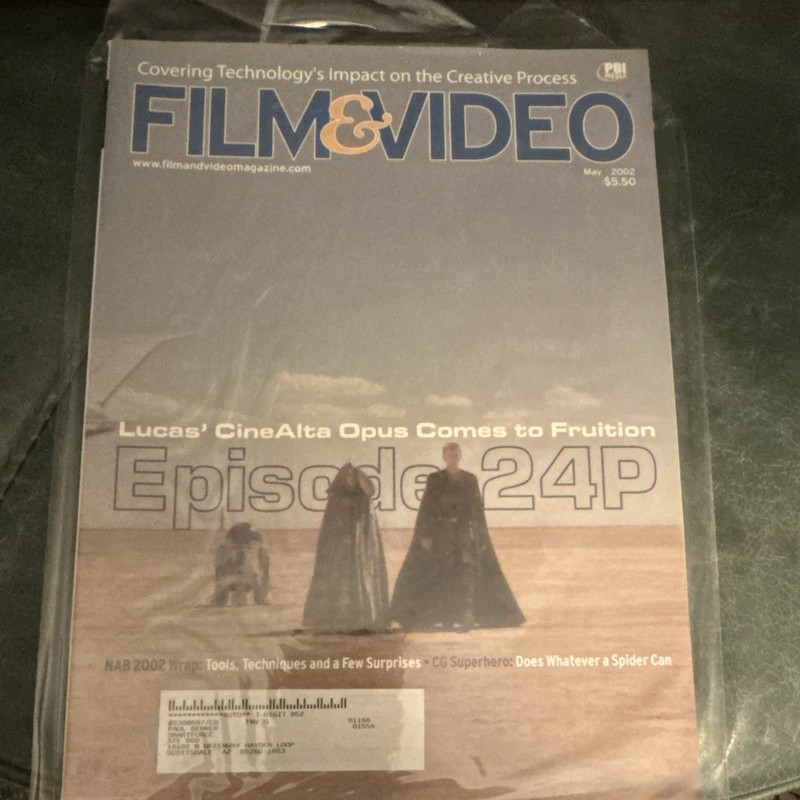 FILM&VIDEO May 2002 Issue 156 Illustrated Magazine George Lucas