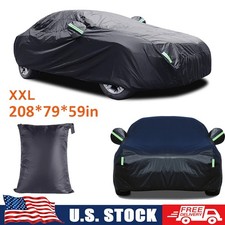 Full Car Cover Waterproof All Weather Protection Anti-UV Rain Snow Anti Scratch