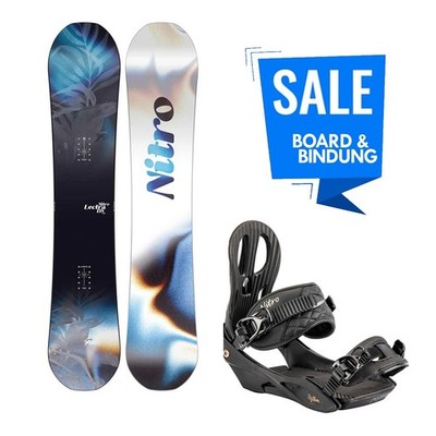 Nitro Lectra Cam-Out WMN Snowboard 152cm & Nitro Rythm Bindung Black/Bronze M (3
