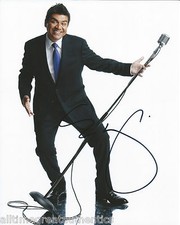 ACTOR COMEDIAN GEORGE LOPEZ SIGNED 8X10 PHOTO W/COA RIO TONIGHT STAND UP 