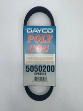 Dayco 5050200 Poly Cog Serpentine Belt, Free Shipping!