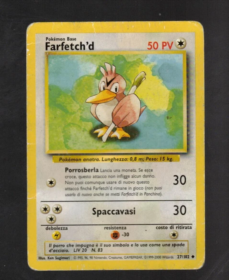 Checklist Farfetch'd