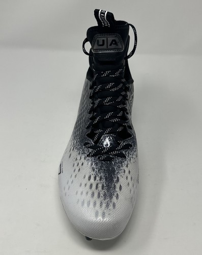 Under Armour Football Cleats Mens Spotlight Lux 2.0 Black White - Picture 9 of 17