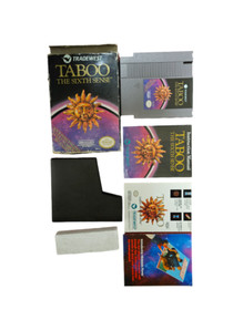 Taboo Sixth Sense (Nintendo NES) Complete in Box w/ Chart & Reg