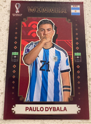 Panini Qatar 2022 World Cup Winner Stickers Paulo Dybala #26