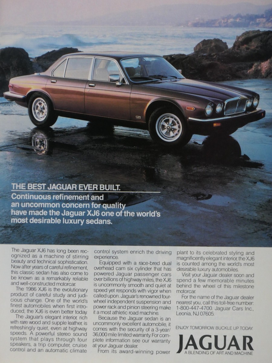 Jaguar XJ6 Vintage 1986 Regional Best Jag Ever Built Original