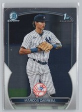 2023 Bowman #BCP-46 Marcos Cabrera Chrome Prospects
