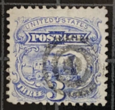 US Stamps- SC# 114 - Used - Pictorial - SCV =   $20.00
