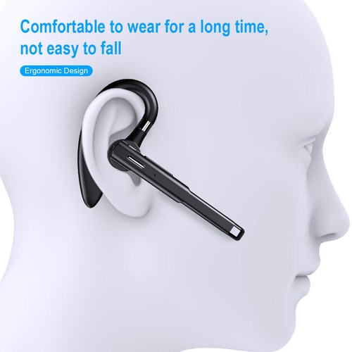 Trucker Inalámbrico Bluetooth 5.0 Auriculares Micrófono Auricular Cancelación de Ruido EE. UU. - Imagen 6 de 10