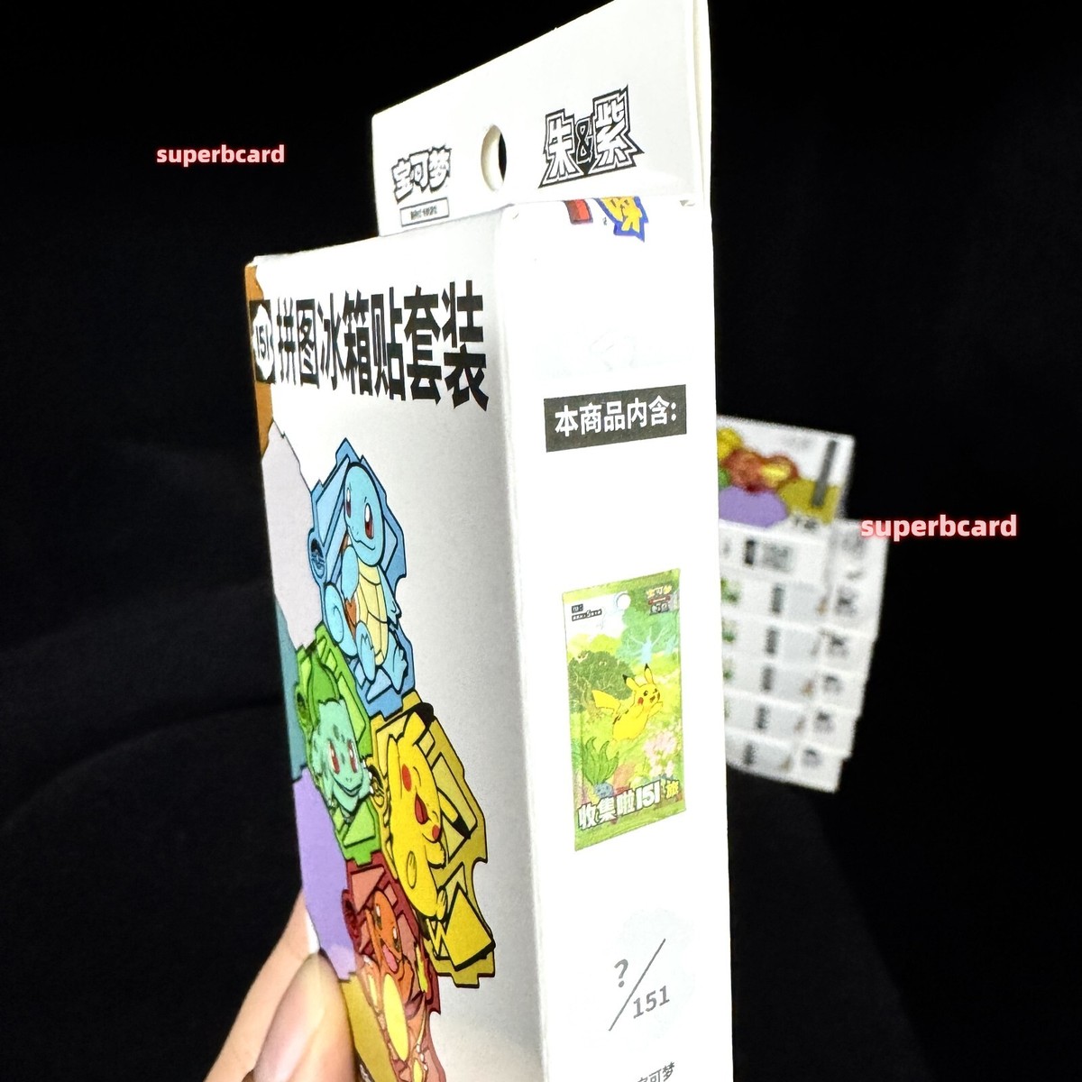ポケモン 海外 中国 マグネット　151 Chinese Pokemon TCG : Pokémon Collect 151 Puzzle