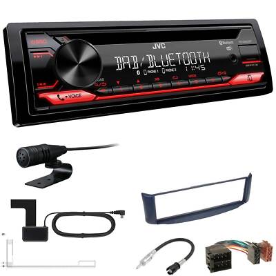 JVC KD-DB622BT DAB Auto Radio USB BT für Smart ForTwo Cabrio Coupe 1998-2007