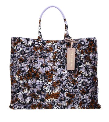 COCCINELLE Never Without Bag Ca. Flow Handbag Prin. Eff. Canvas Fab. Shopper