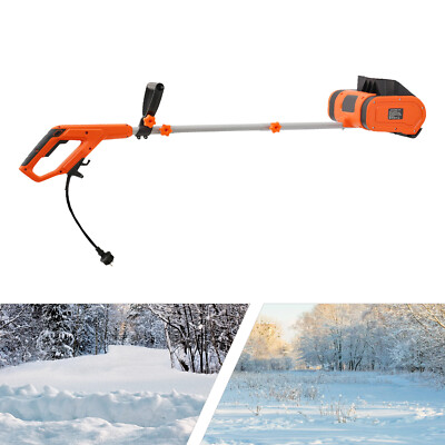 3500RPM Schneefräse Räumbreite 32cm/12.6in Plug-in Schneekehrmaschine