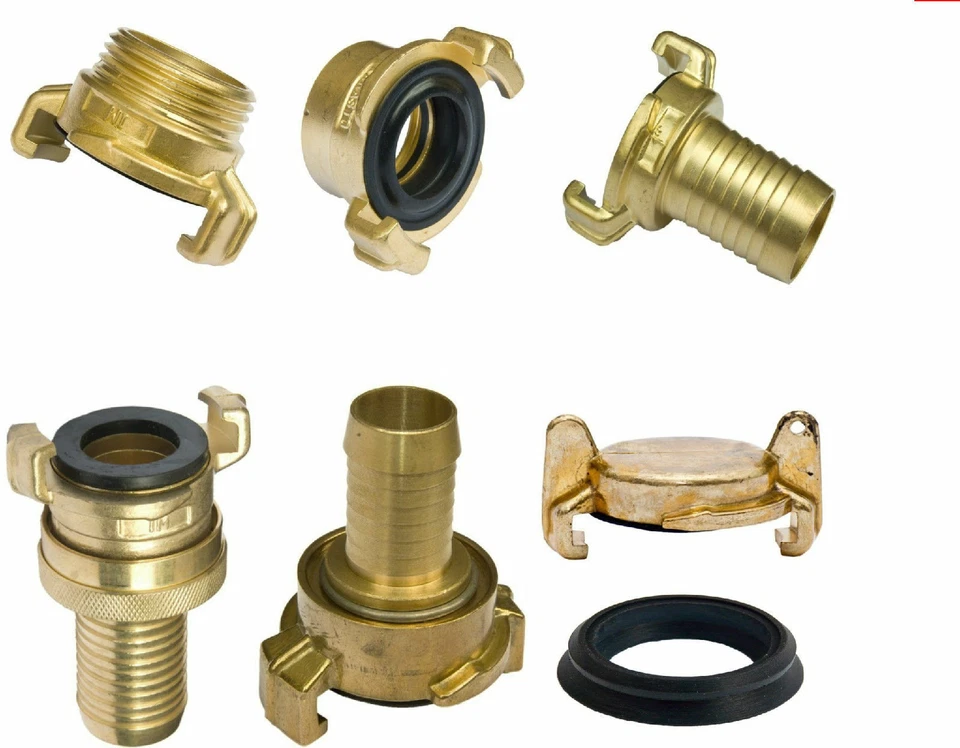 Messing Schlauchkupplung Schnellkupplung Tülle / AG / IG Geka-System