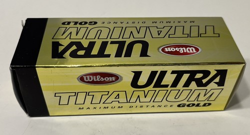 Wilson Ultra Titanium Distanza Massima Oro Manicotto di (3) Palline da Golf #5 - Foto 6 di 8