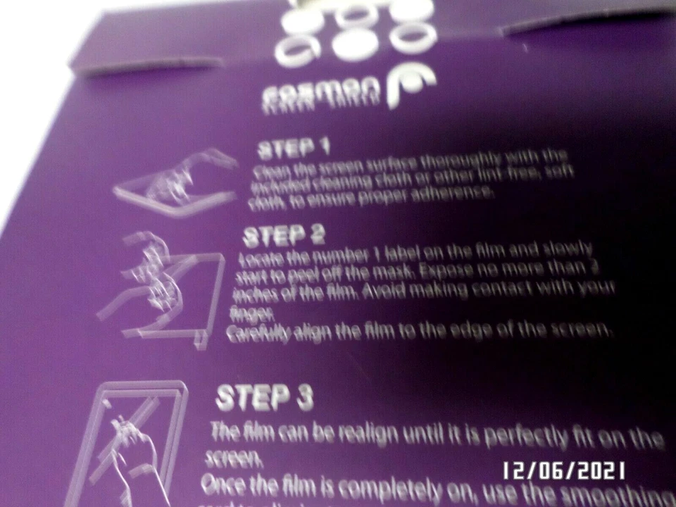 Fosmon Screen Shield for Barnes & Noble Nook HD+, SP4774, 2 COUNT. - Image 3 of 4