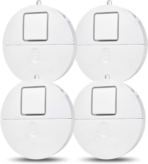 4Pack Vibration Sensors Glass Break Security Window Alarm Sensor Loud 120dB IR10292 4Pack Vibration Sensors Glass Break Security Window Alarm Sensor Loud 120dB IR10292