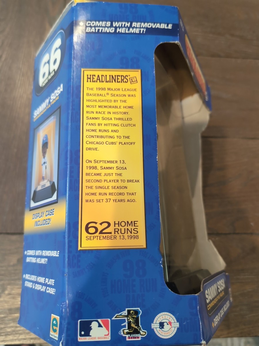 MLB HEADLINERS Sammy Sosa 66 Home Runs Commemorative Figurine B3 W