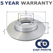 Brake Disc Front CPO Fits BMW 5 Series 2003-2010 2.0 D 2.5 3.0 #1