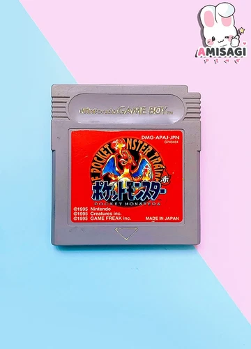 Pokemon Rote Edition - Nintendo Game Boy Spiel VINTAGE Japan | Speichert