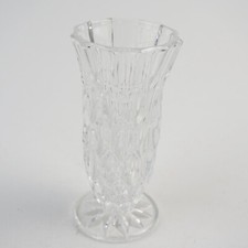 Glasvase kleine Vase aus Glas Vintage ca. 13 cm hoch
