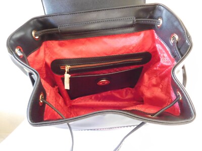 New Love Moschino Black Backpack with Red Heart | eBay display picture 3