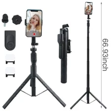 Remote Selfie Stick Tripod Phone Desktop Stand Desk Holder For iPhone /Samsung