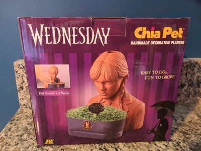 Addams Family Wednesday Jenna Ortega Chia Pet Planter Gift 