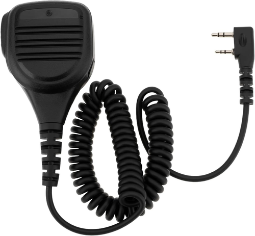 Microphone Main Haut-parleur Universel 2 Broches – Compatible Baofeng Et Autres Talkies-walkies