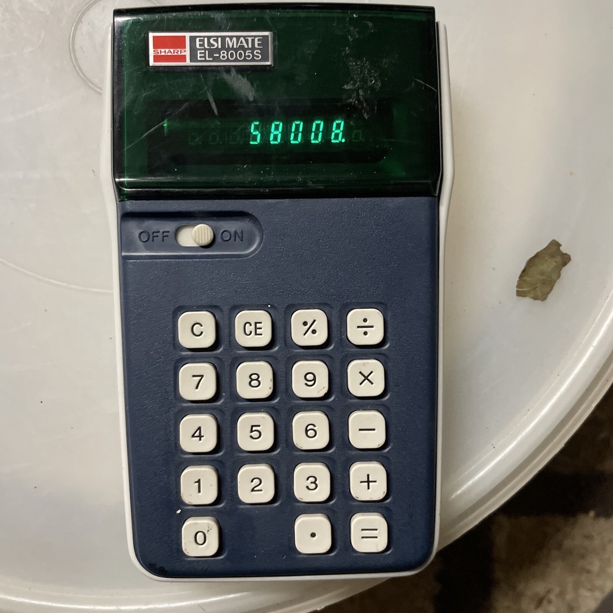 VTG ELSI Mate Sharp EL-8005 calculator made In Japan Tested Works