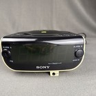 Sony ICF-CD815 Dream Machine FM/AM Radio CD Player Dual Alarm Clock TESTED WORKS