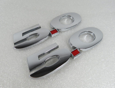 2011-2014 Ford Mustang GT 5.0 Emblems For Front Fenders Badge Nameplate ...