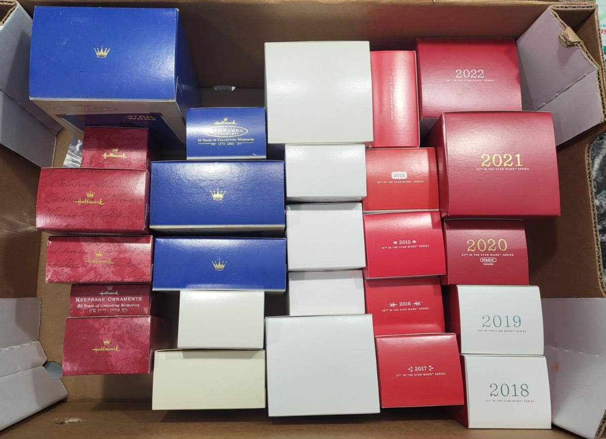 Hallmark Star Wars Ornaments 1997-2023 Complete Set 27 Original