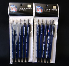 Football Team Seattle Seahawks NFL Licensed Lot 10 Pack Black Ink Click Pens