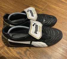 Very Rare 1/1 Sample PUMA King Football Boot Style Trainers Black Leather Size 9