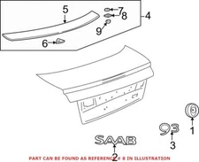 Genuine OEM Spoiler Washer For Saab 9230293