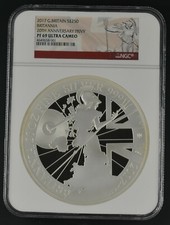 2017 BRITANNIA 20oz SILVER PROOF PRIVY MINT MARK £250 £10 COIN PF69 NGC HOLDER
