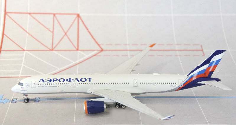 Phoenix AEROFLOT Airbus A350-900 VQ-BFY 1/400 DIECAST Aircraft Pre