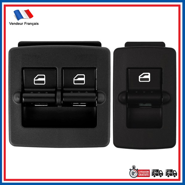 2 Schalter Fensterheber Vorne Rechts Links Erwartet NEW Beetle 1C0959855-image