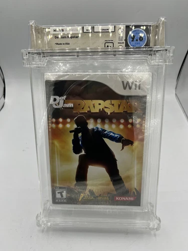 Def Jam Rapstar Nintendo Wii WATA Graded 9.6 NM+ SEALED RARE NEW KANYE WEST CVR