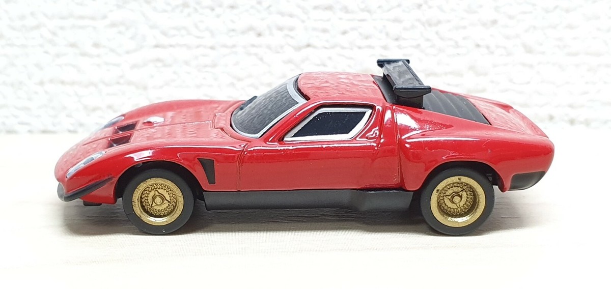 UCC Kyosho 1/72 LAMBORGHINI MIURA JOTA SVR RED diecast car model