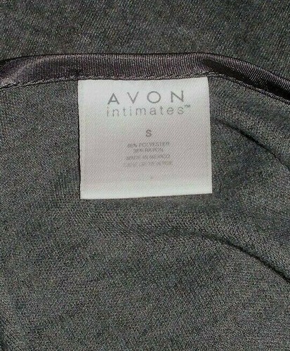 AVON Women’s Small Long Nightgown Grey Gray Sleepwear Warm Fabric New - Picture 6 of 10