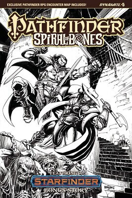 Pathfinder Spiral of Bones #5 1:10 Variant Comic Book 2018 - Dynamite Mandrake